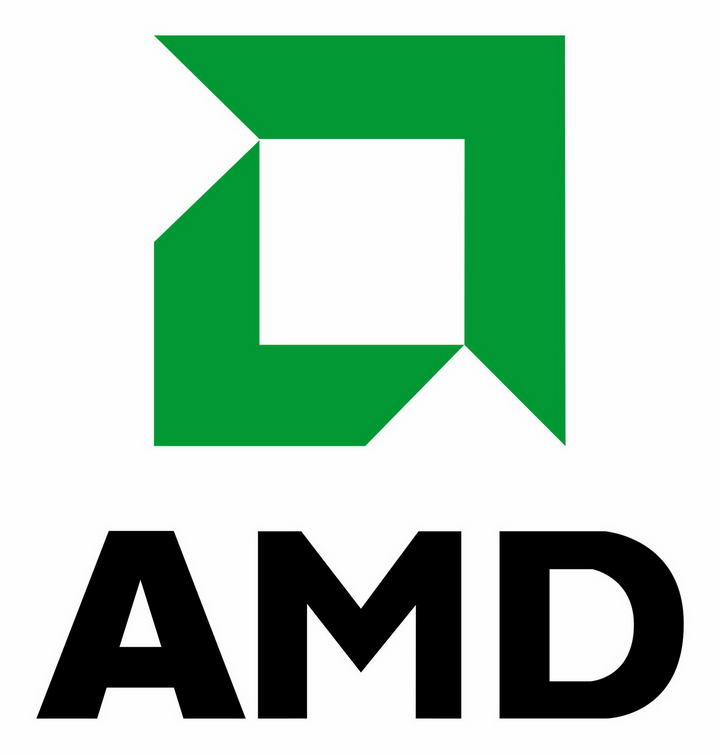 设计盒子素材中国为你提供知名处理器厂家绿色amd品牌标志logo图片免