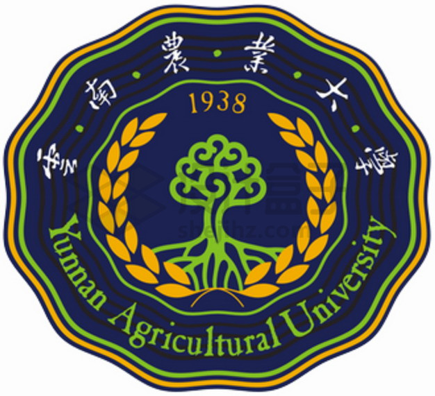 云南农业大学校徽logo标志png图片素材