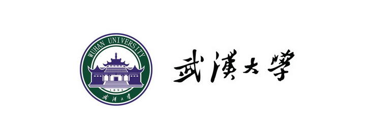 武汉大学校徽图案带校名logo图片素材png