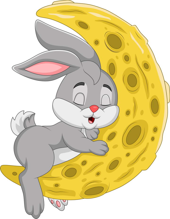 月亮里的兔子 动画片图片