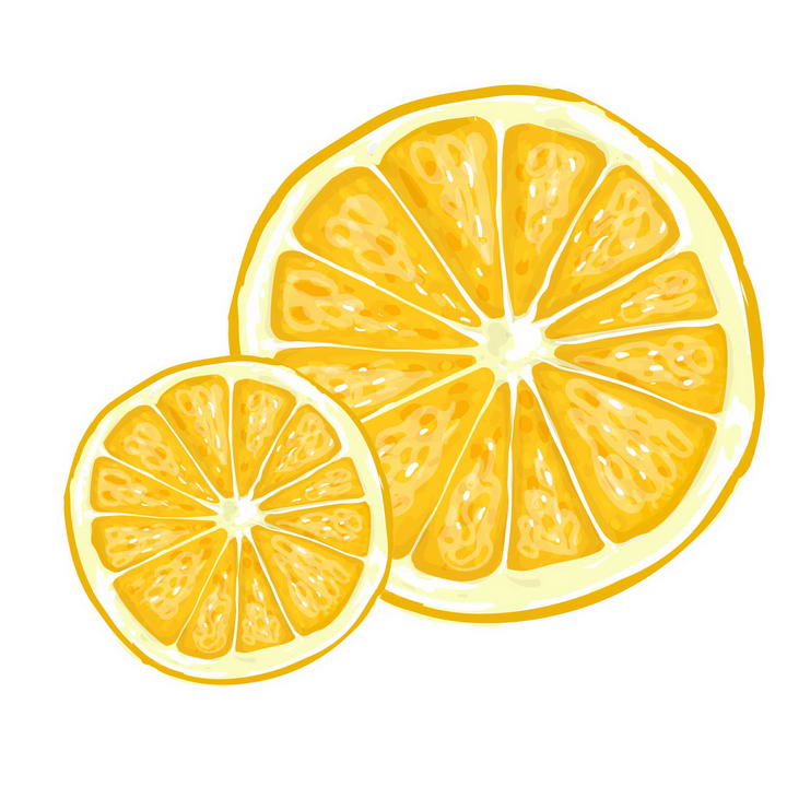 水彩画风格手绘橙子水果图片免抠素材