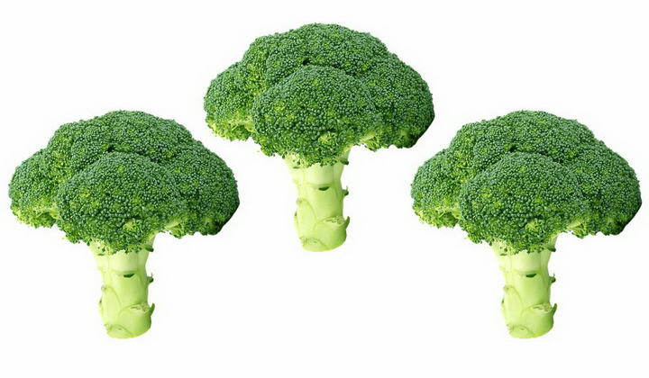 三颗西兰花蔬菜图片免抠素材