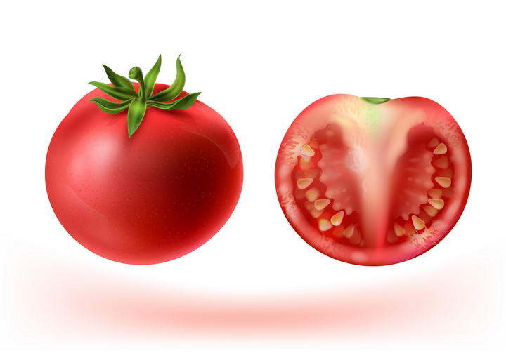 切开的西红柿番茄水果蔬菜图片免抠素材