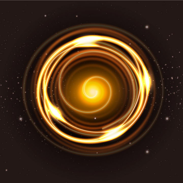 宇宙旋转螺旋发光星光效果图片免抠矢量图素材