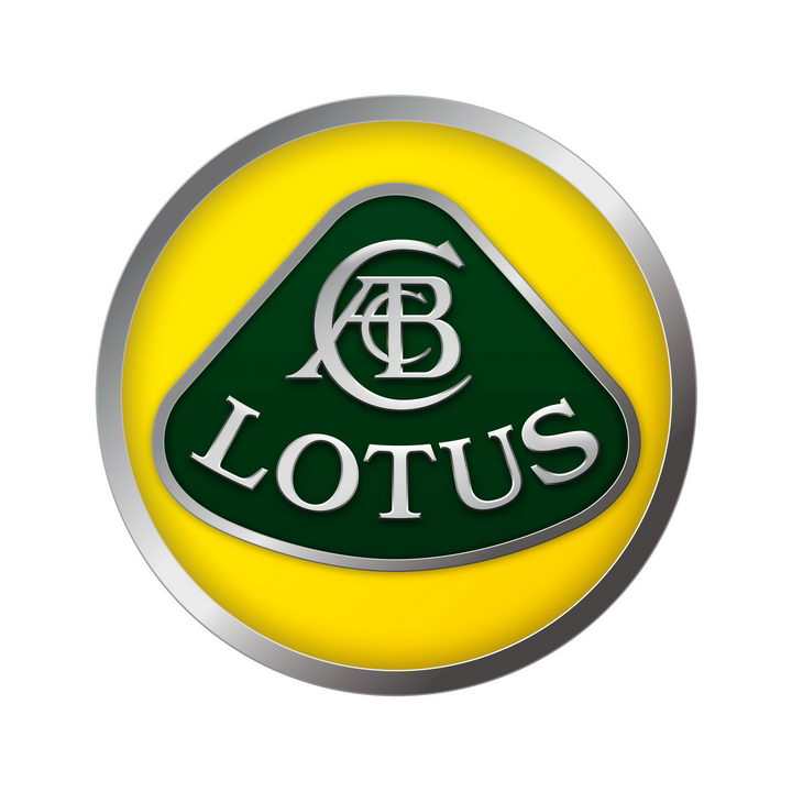 豪华跑车品牌Lotus路特斯莲花汽车标志大全及名字图片免抠素材