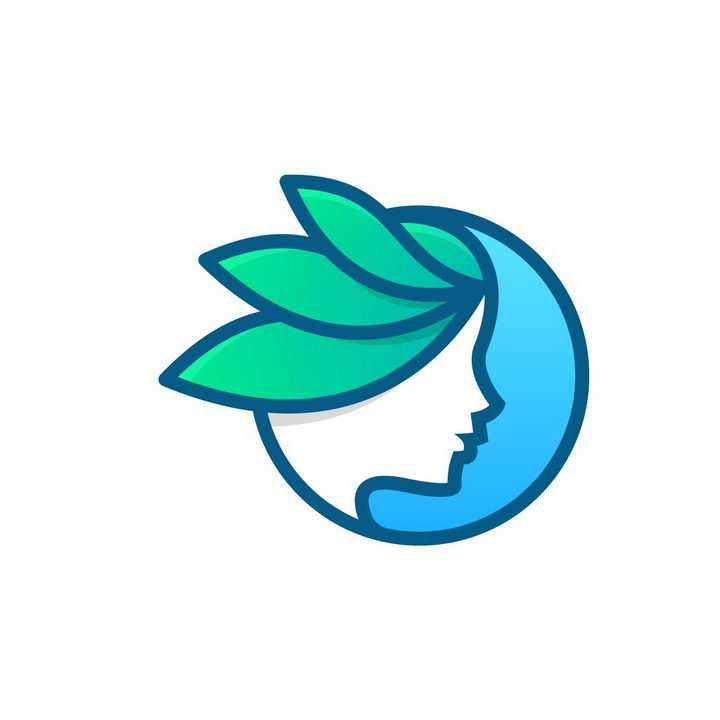 创意树叶型巨嘴鸟logo设计方案图片免抠矢量素材