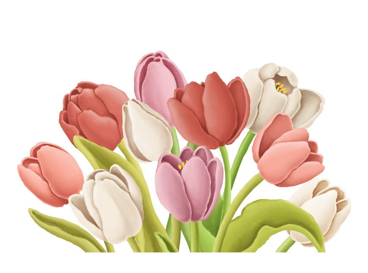 捏橡皮泥手工制作的粉色白色百合花鲜花花朵作品图片设计模板素材 生物自然-第1张