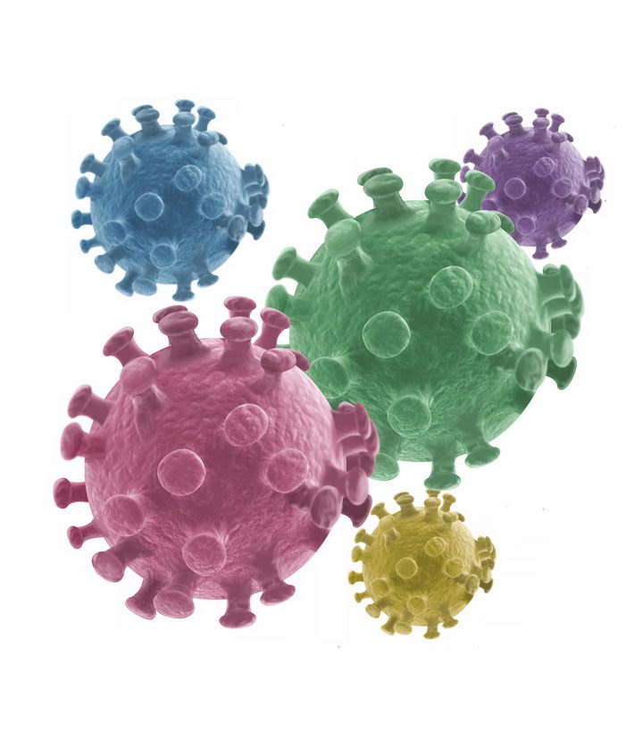 逼真的新型冠状病毒png图片免抠素材 健康医疗-第1张