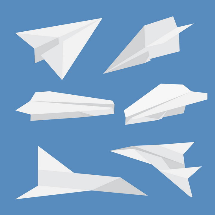 白色纸飞机头像图片
