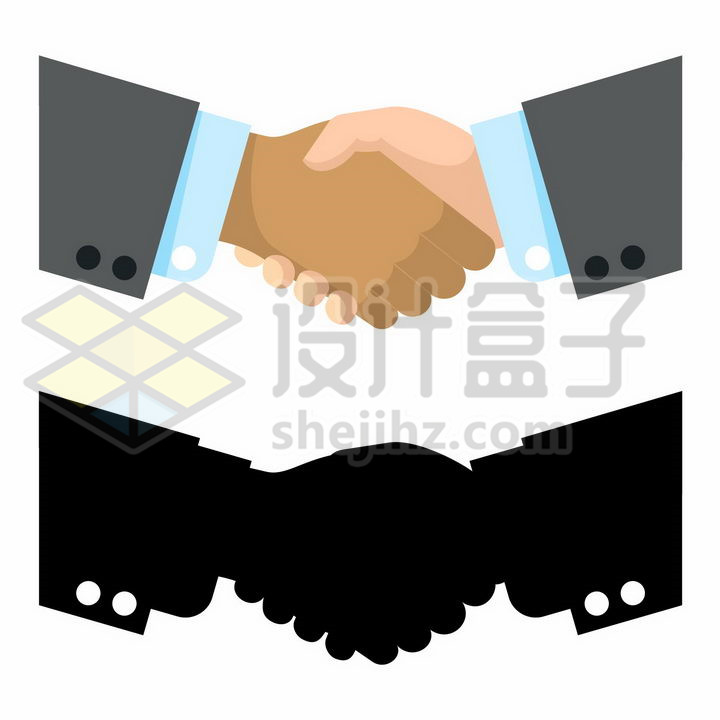 两只手握在一起的logo图片