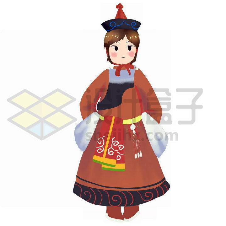 蒙古族动漫人物图片