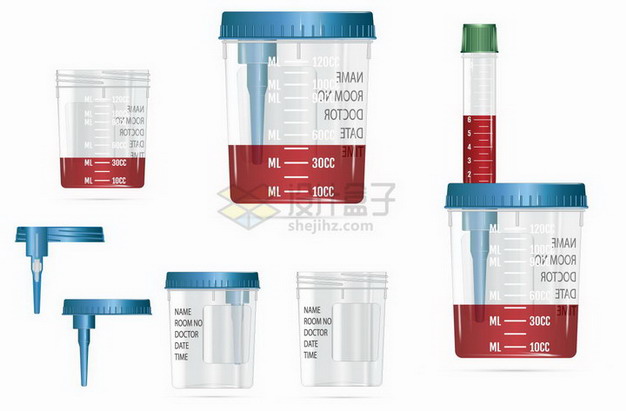 各种血液处理容器装置医疗用品png图片免抠矢量素材 健康医疗-第1张