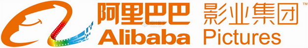 横版阿里巴巴影业集团logo标志png图片素材