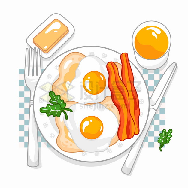 英式早餐怎么画图片