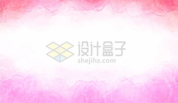 粉红色的水彩背景装饰png图片免抠矢量素材 背景-第1张