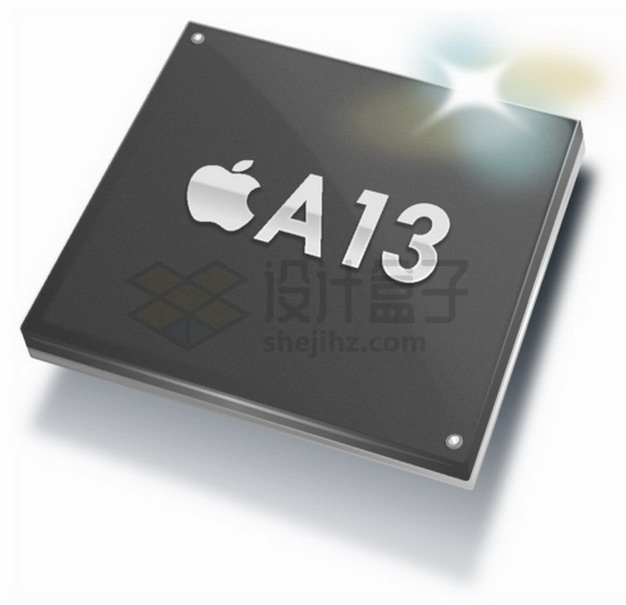 苹果A13移动处理器png图片素材 IT科技-第1张