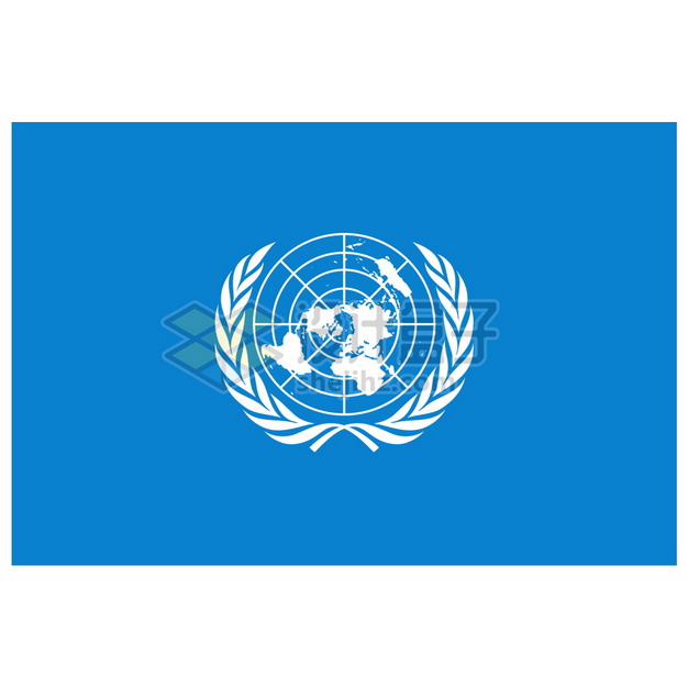 联合国旗帜图案png图片素材材质贴图ui设计表情包简笔画插画更多样机