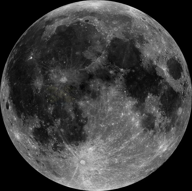 月球正面月海高清照片png图片素材 科学地理-第1张