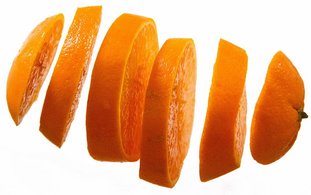 分离的切片橙子png图片素材 生活素材-第1张