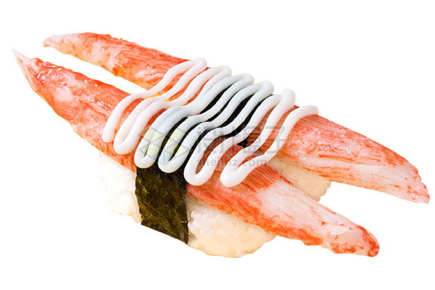帝王蟹柳寿司日式料理png图片素材 生活素材-第1张