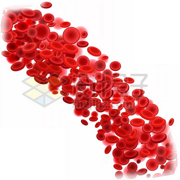 血液中的一堆红细胞png图片素材 健康医疗-第1张