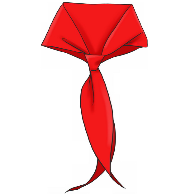 鲜红的红领巾654384png图片素材 教育文化-第1张