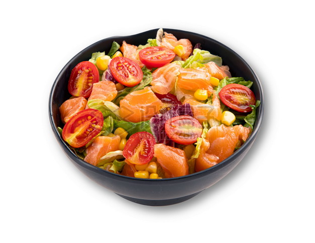 圣女果生菜玉米粒蔬菜沙拉减肥餐png图片素材 生活素材-第1张