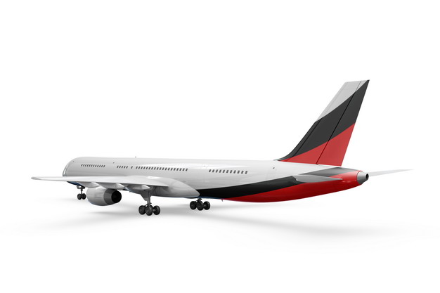 波音787/777飞机大型客机后视图png免抠图片素材 交通运输-第1张