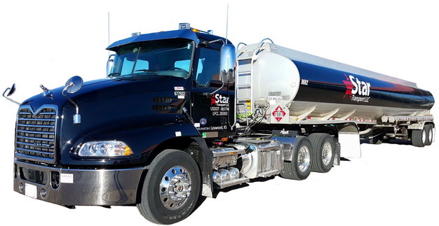 蓝色槽罐车油罐车危险品运输卡车461205png图片素材 交通运输-第1张
