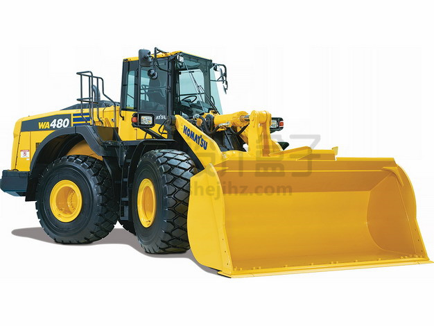 大型黄色铲车png图片素材 工业农业-第1张