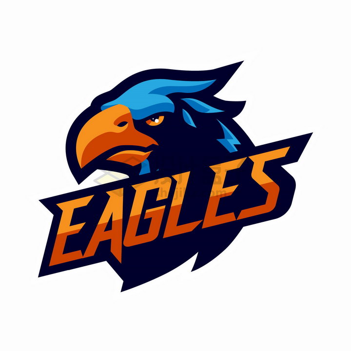 冷静的老鹰logo设计png图片免抠矢量素材 标志LOGO-第1张