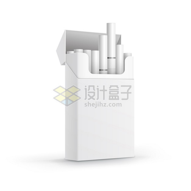 空白香烟盒的白色香烟962705png图片素材 生活素材-第1张