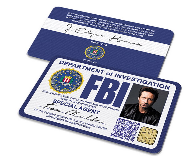 美国联邦调查局FBI警官证件PSD+PNG图片素材 党建政务-第1张