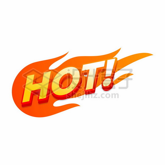 火焰图案背景HOT热门标签347096png图片素材 电商元素-第1张