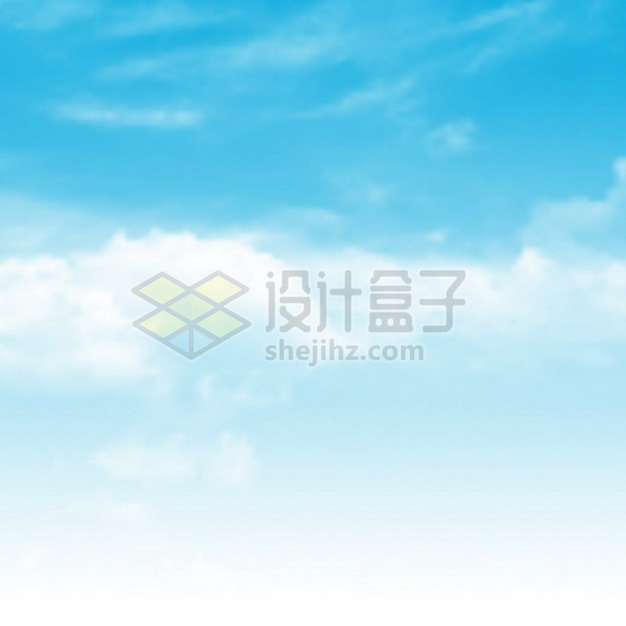 蓝天白云蔚蓝色的天空645169png图片素材 生物自然-第1张