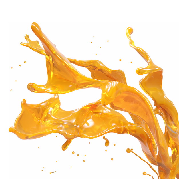 黄色液体果汁食用油蜂蜜效果1758png图片素材 设计盒子