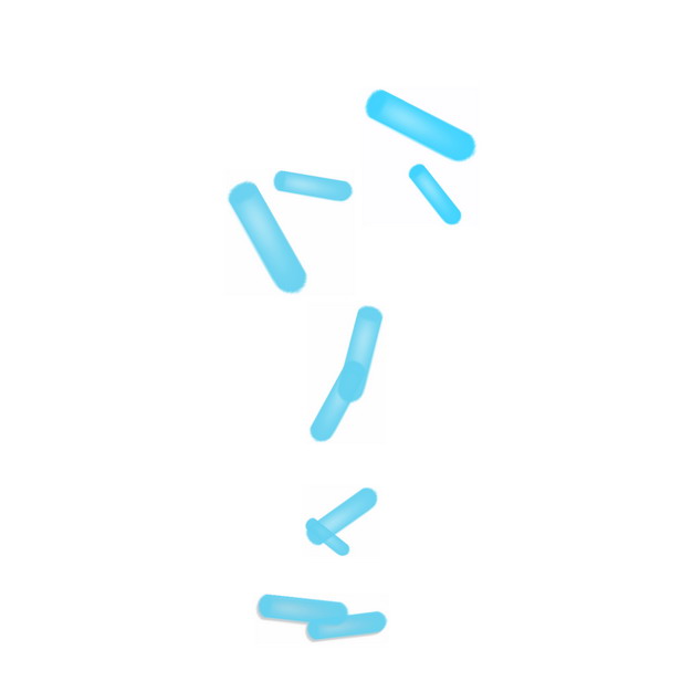 蓝色的大肠杆菌664248png图片素材 健康医疗-第1张