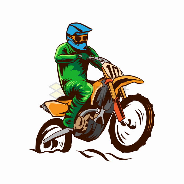 骑摩托车战斗的动画片图片