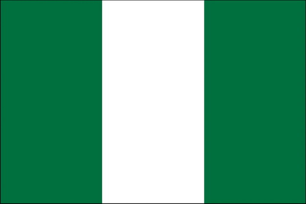 标准版尼日利亚国旗图片素材