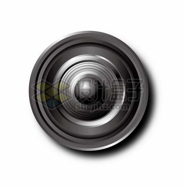 一款逼真的相机变焦镜头911771png矢量图片素材