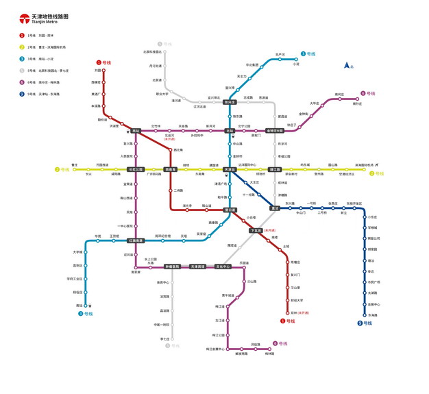 天津地铁c2线路图图片