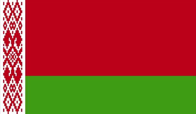 标准版白俄罗斯国旗图片素材