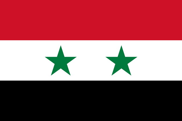 标准版叙利亚国旗图片素材 科学地理-第1张