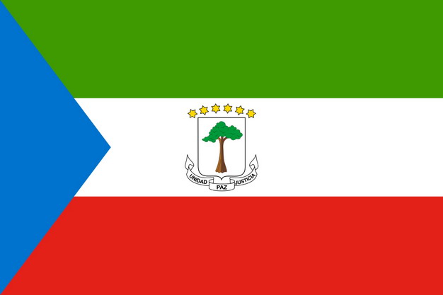 标准版赤道几内亚国旗图片素材 科学地理-第1张