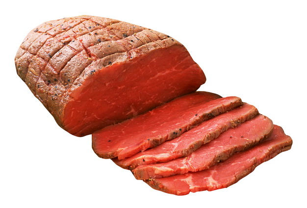 切开的一整块腌牛肉126485png图片素材 生活素材-第1张