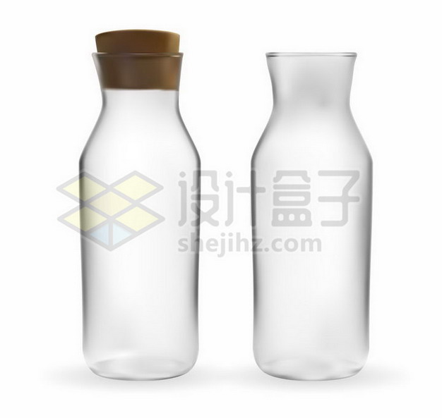 毛玻璃效果的储物瓶玻璃瓶859201png矢量图片素材 生活素材-第1张