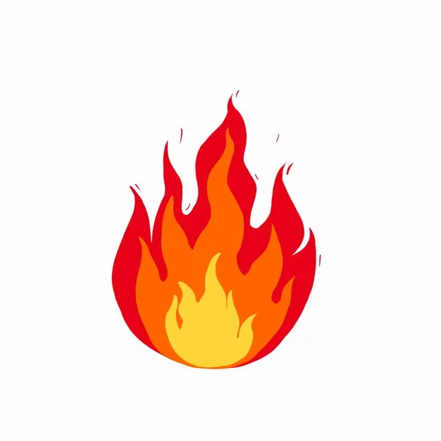 燃烧的火焰小火苗图案787397免抠图片素材 效果元素-第1张