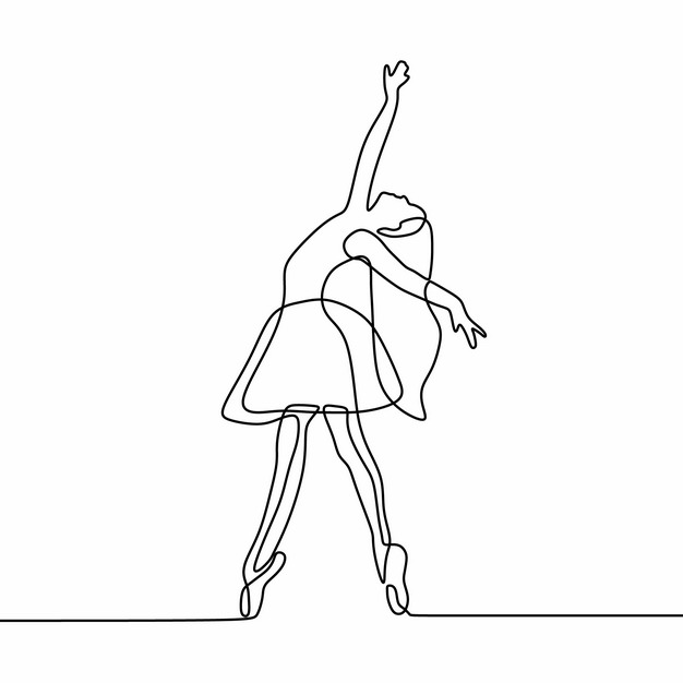 舞蹈插画简笔图片