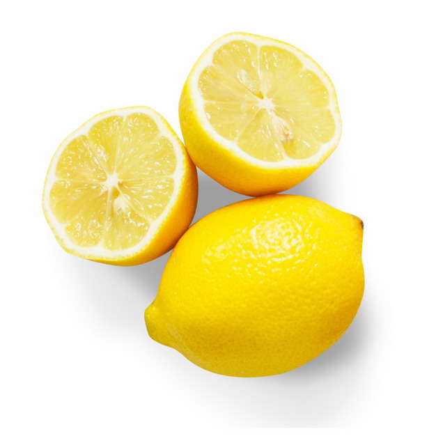 柠檬切开的样子图片