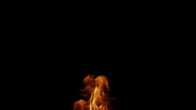 冒烟的燃烧着的火焰火苗效果698597png图片免抠素材 效果元素-第1张